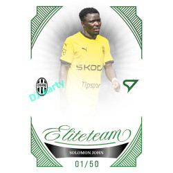 2026/27 Sportzoo Chance Liga 1. série #ET-28 SOLOMON JOHN Elite Team Emerald Green xx/50