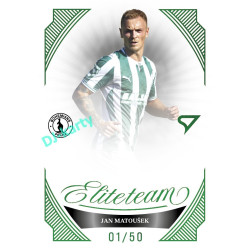 2026/27 Sportzoo Chance Liga 1. série #ET-22 JAN MATOUŠEK Elite Team Emerald Green xx/50