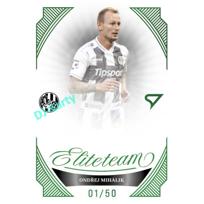 2026/27 Sportzoo Chance Liga 1. série #ET-12 ONDŘEJ MIHÁLIK Elite Team Emerald Green xx/50