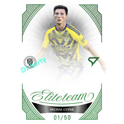 2026/27 Sportzoo Chance Liga 1. série #ET-25 MICHAL CUPÁK Elite Team Emerald Green xx/50