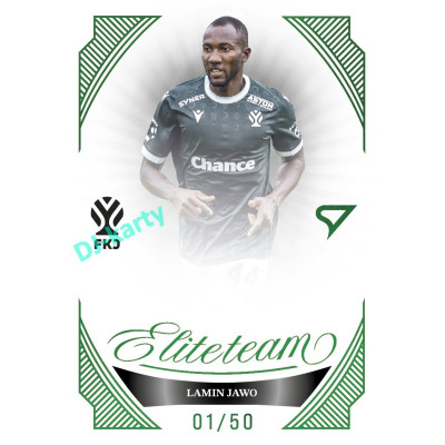 2026/27 Sportzoo Chance Liga 1. série #ET-14 LAMIN JAWO Elite Team Emerald Green xx/50