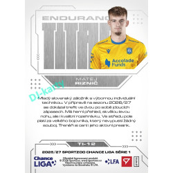 2026/27 Sportzoo Chance Liga 1. série #TI-12 MATEJ RIZNIČ Endurance Titan