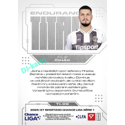 2026/27 Sportzoo Chance Liga 1. série #TI-06 FILIP ČIHÁK Endurance Titan