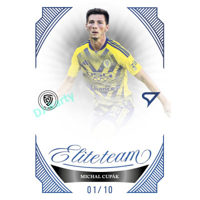 2026/27 Sportzoo Chance Liga 1. série #ET-25 Michal Cupák Elite Team Sapphire Blue xx/10