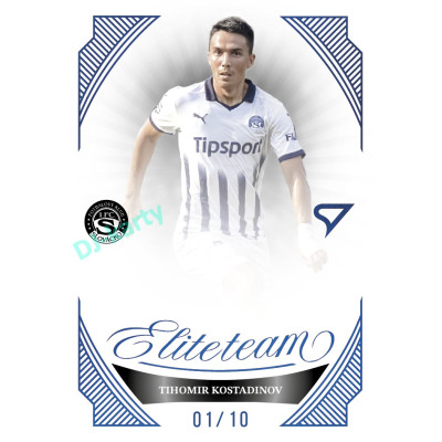 2026/27 Sportzoo Chance Liga 1. série #ET-29 Tihomir Kostadinov Elite Team Sapphire Blue xx/10