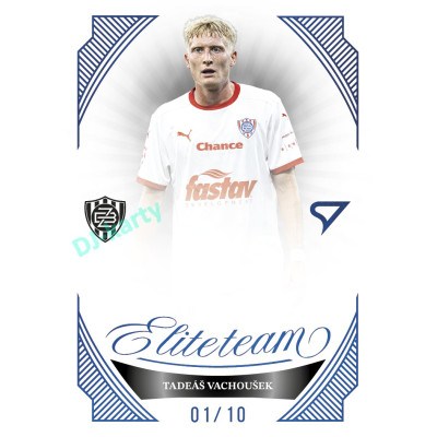 2026/27 Sportzoo Chance Liga 1. série #ET-34 Tadeáš Vachoušek Elite Team Sapphire Blue xx/10