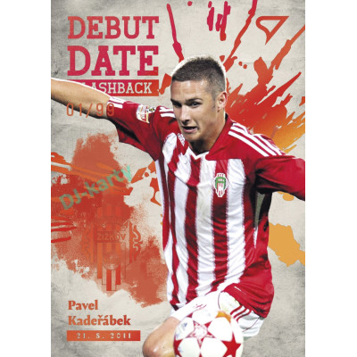 2026/27 Sportzoo Chance Liga 1. série #DF-9 PAVEL KADEŘÁBEK Debut Date Flashback Moonrock Copper xx/99