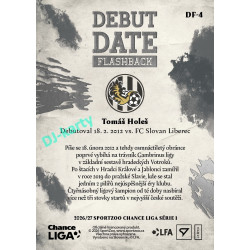 2026/27 Sportzoo Chance Liga 1. série #DF-4 TOMÁŠ HOLEŠ Debut Date Flashback
