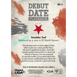 2026/27 Sportzoo Chance Liga 1. série #DF-1 STANISLAV TECL Debut Date Flashback