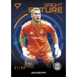 2026/27 Sportzoo Chance Liga 1. série #BF-4 JAN KOUTNÝ Bright Future Light Copper xx/99