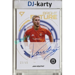 2026/27 Sportzoo Chance Liga 1. série #BFS-JK Jan Koutný Bright Future Gold Auto 23/45