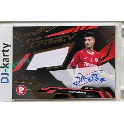 2026/27 Sportzoo Chance Liga 1. série #GJS-JN Jason Noslin Game Jersey Gold Auto 18/25