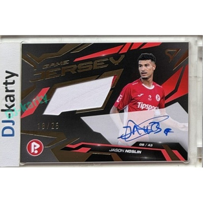 2026/27 Sportzoo Chance Liga 1. série #GJS-JN Jason Noslin Game Jersey Gold Auto 18/25