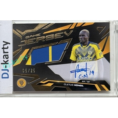 2026/27 Sportzoo Chance Liga 1. série #GJS-CN Cletus Nombil Game Jersey Gold Auto 05/25