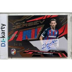 2026/27 Sportzoo Chance Liga 1. série #GJS-PH Patrik Hrošovský Game Jersey Gold Auto 04/25