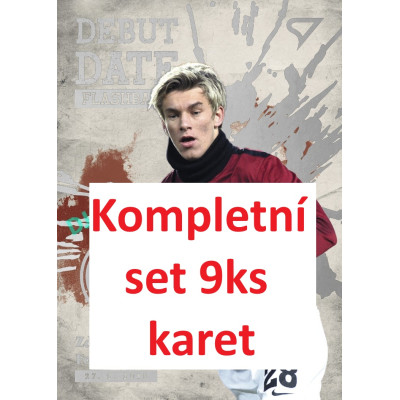 2026/27 Sportzoo Chance Liga 1. série kompletní set 9ks karet Debut Date Flashback