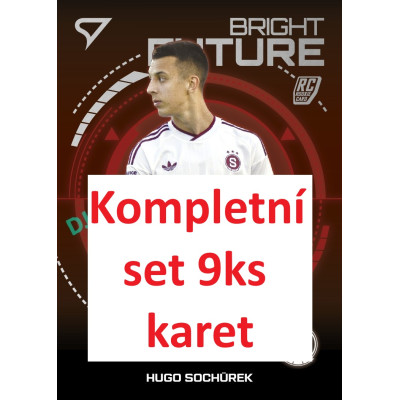 2026/27 Sportzoo Chance Liga 1. série kompletní set 9ks karet Bright Future