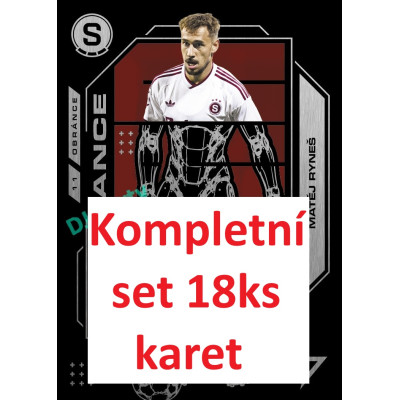 2026/27 Sportzoo Chance Liga 1. série kompletní set 18ks karet Endurance Titan