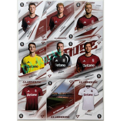 2026/27 Sportzoo Chance Liga 1. série kompletní set 9ks karet Clubhouse AC Sparta Praha