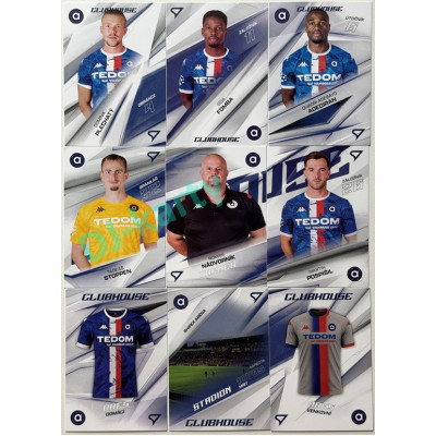 2026/27 Sportzoo Chance Liga 1. série kompletní set 9ks karet Clubhouse Artis Brno
