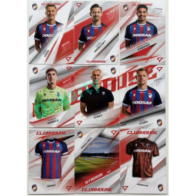 2026/27 Sportzoo Chance Liga 1. série kompletní set 9ks karet Clubhouse FC Viktoria Plzeň