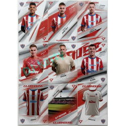 2026/27 Sportzoo Chance Liga 1. série kompletní set 9ks karet Clubhouse Zbrojovka Brno