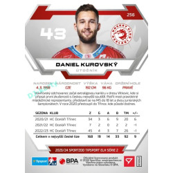 2023/24 Sportzoo ELH 2. serie #256 Daniel Kurovský