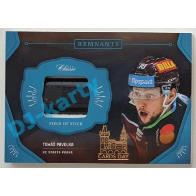 2020/21 OFS 2. série Tomáš Pavelka #RPS-TPA xx/11 Game Used Remnants CARDS DAY