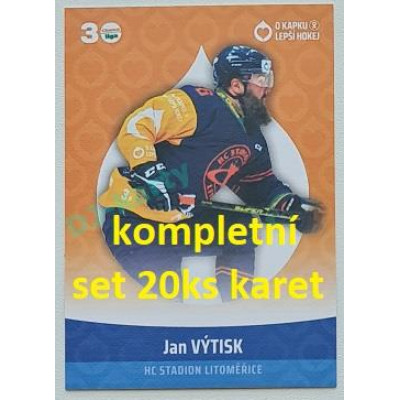 2022/23 Goal cards Chance Liga O kapku lepší hokej - kompletní set 20ks řadovek