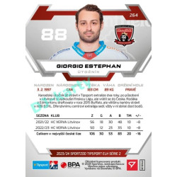 2023/24 Sportzoo ELH 2. serie #264 Giorgio Estephan
