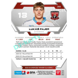 2023/24 Sportzoo ELH 2. serie #266 Lukáš Pajer