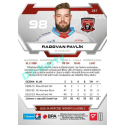 2023/24 Sportzoo ELH 2. serie #267 Radovan Pavlík