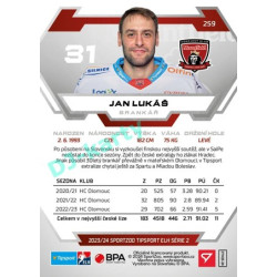 2023/24 Sportzoo ELH 2. serie #259 Jan Lukáš