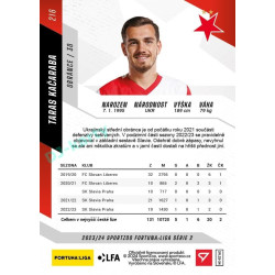 2023/24 Sportzoo Fortuna Liga 2. série #216 Taras Kačaraba