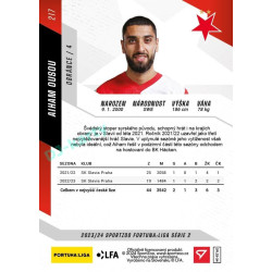 2023/24 Sportzoo Fortuna Liga 2. série #217 Aiham Ousou