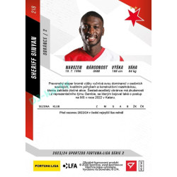 2023/24 Sportzoo Fortuna Liga 2. série #218 Sheriff Sinyan