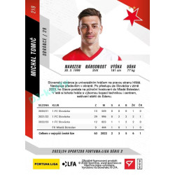 2023/24 Sportzoo Fortuna Liga 2. série #219 Michal Tomič