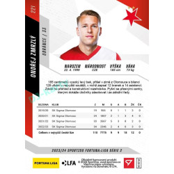 2023/24 Sportzoo Fortuna Liga 2. série #221 Ondřej Zmrzlý