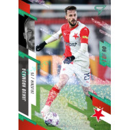 2023/24 Sportzoo Fortuna Liga 2. série #222 Jakub Hromada Green Dew 1of60