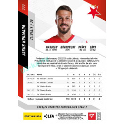 2023/24 Sportzoo Fortuna Liga 2. série #222 Jakub Hromada
