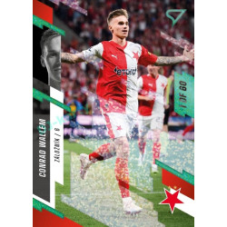 2023/24 Sportzoo Fortuna Liga 2. série #224 Conrad Wallem Green Dew 1of60