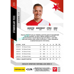 2023/24 Sportzoo Fortuna Liga 2. série #225 Stanislav Tecl