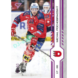 2024/25 Sportzoo ELH 2. serie #267 Michal Pochobradský Purple Iceberg xx/60