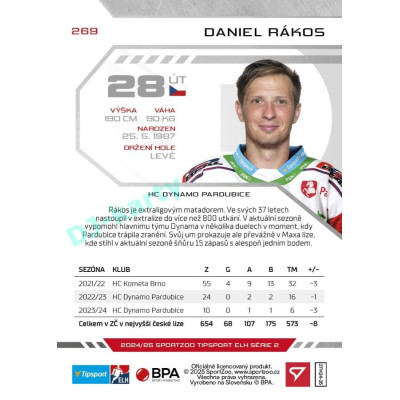 2024/25 Sportzoo ELH 2. serie #269 Daniel Rákos