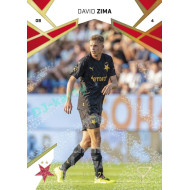 2024/25 Sportzoo Chance Liga 1. série #018 David Zima Gold Glitter 11/25