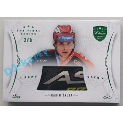 2021/22 OFS The Final Series Radim Šalda #STI-SAR 2/5 Game Used Stick Emerald