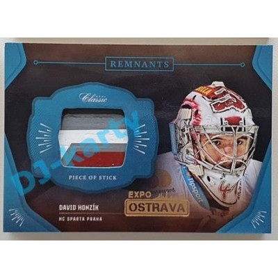 2020/21 OFS 2. série David Honzík #RPS-DHO 1/2 Game Used Remnants EXPO OSTRAVA