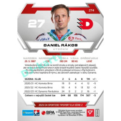 2023/24 Sportzoo ELH 2. serie #274 Daniel Rákos