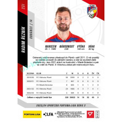 2023/24 Sportzoo Fortuna Liga 2. série #231 Radim Řezník
