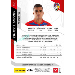 2023/24 Sportzoo Fortuna Liga 2. série #233 Carlos E. L. Cruz Cadu